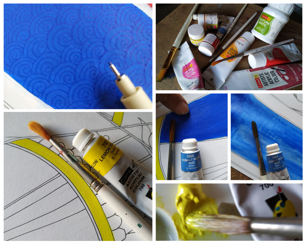 Photos of my Acrylic paints