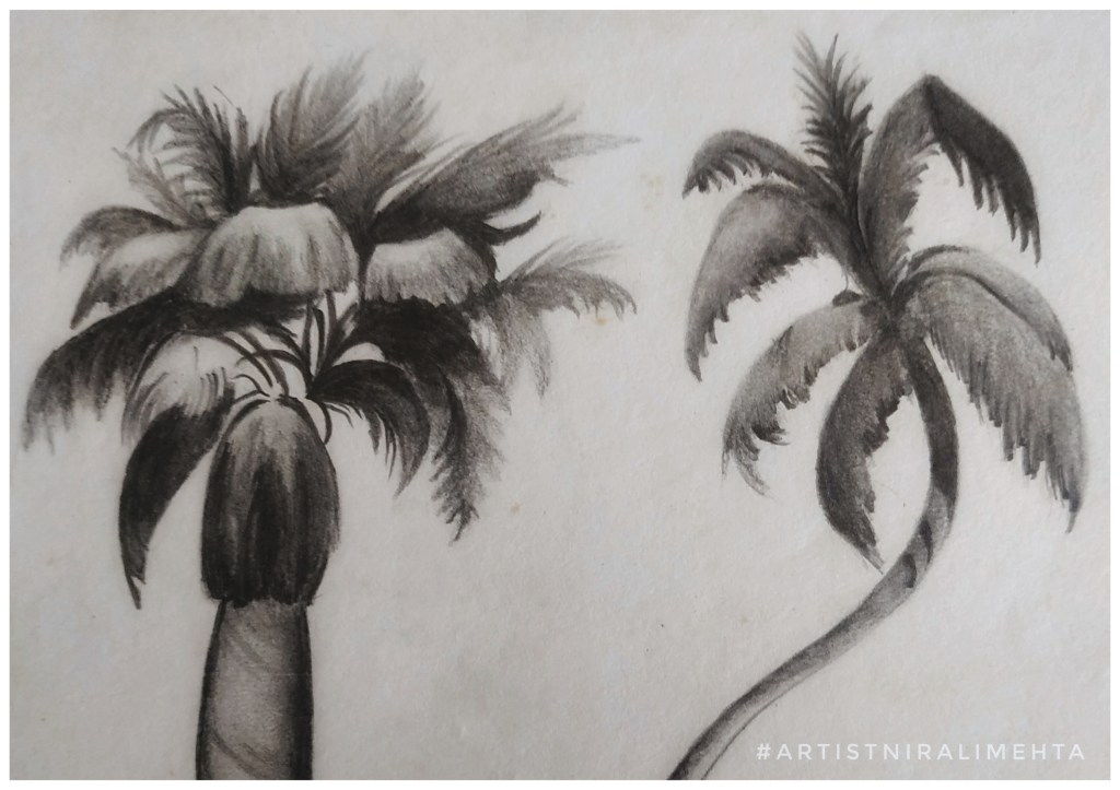 Pencil Shading Trees