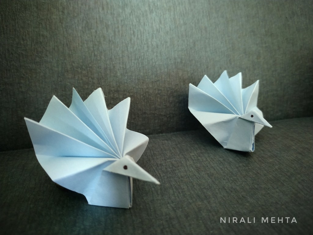 Origami  Peacock