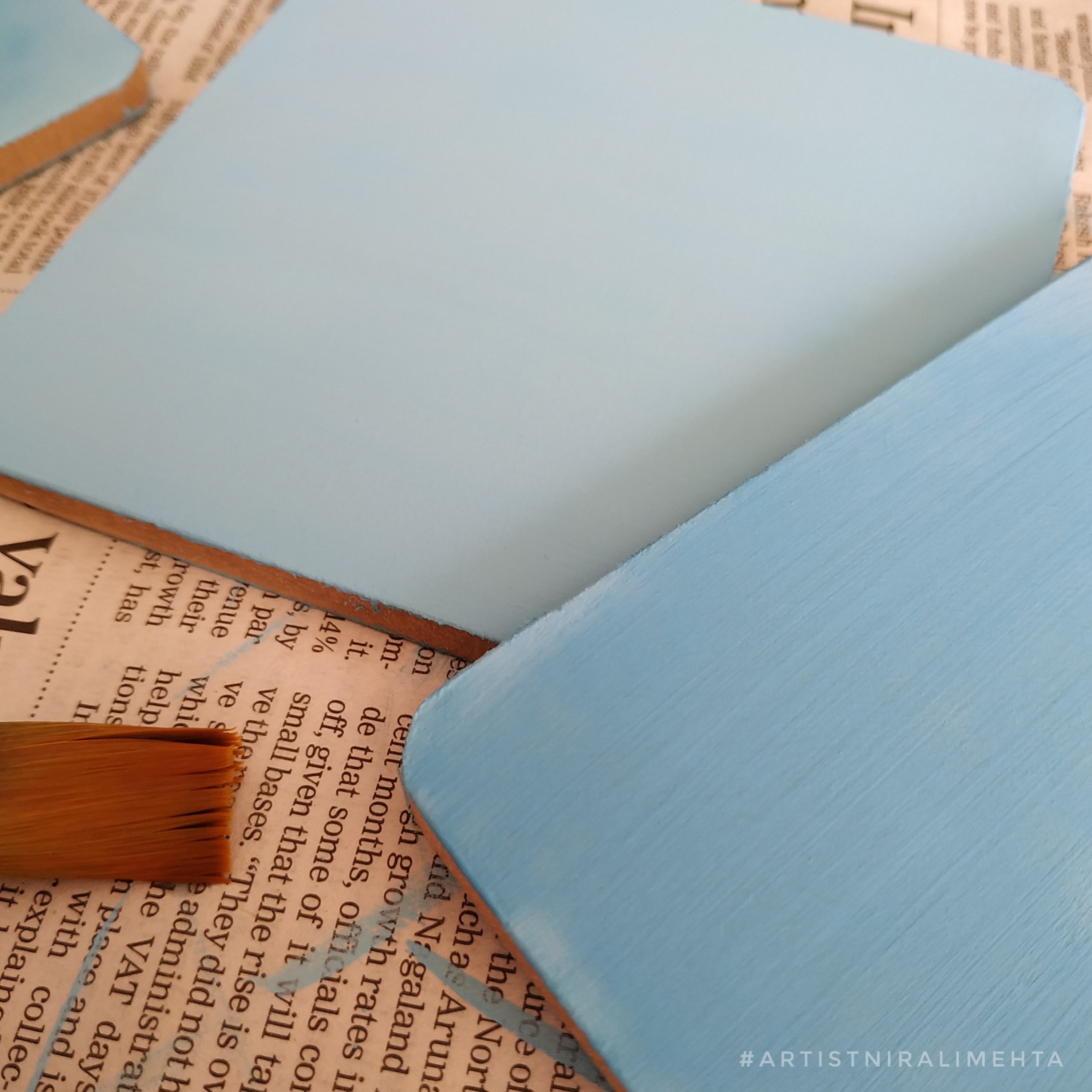 Chalk paint two coats